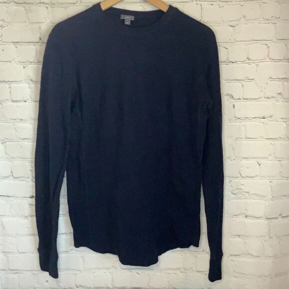Vince Navy Blue Long Sleeve Mens Thermal size Medium - Picture 1 of 6